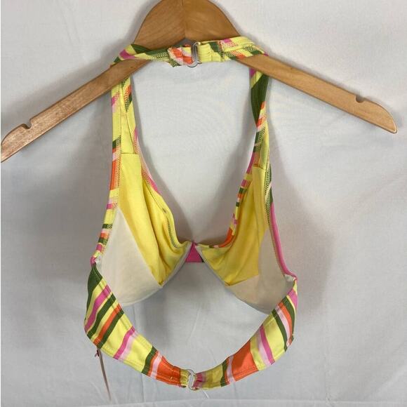 NWT Esprit Striped Bikini Top Size Medium - Picture 6 of 6